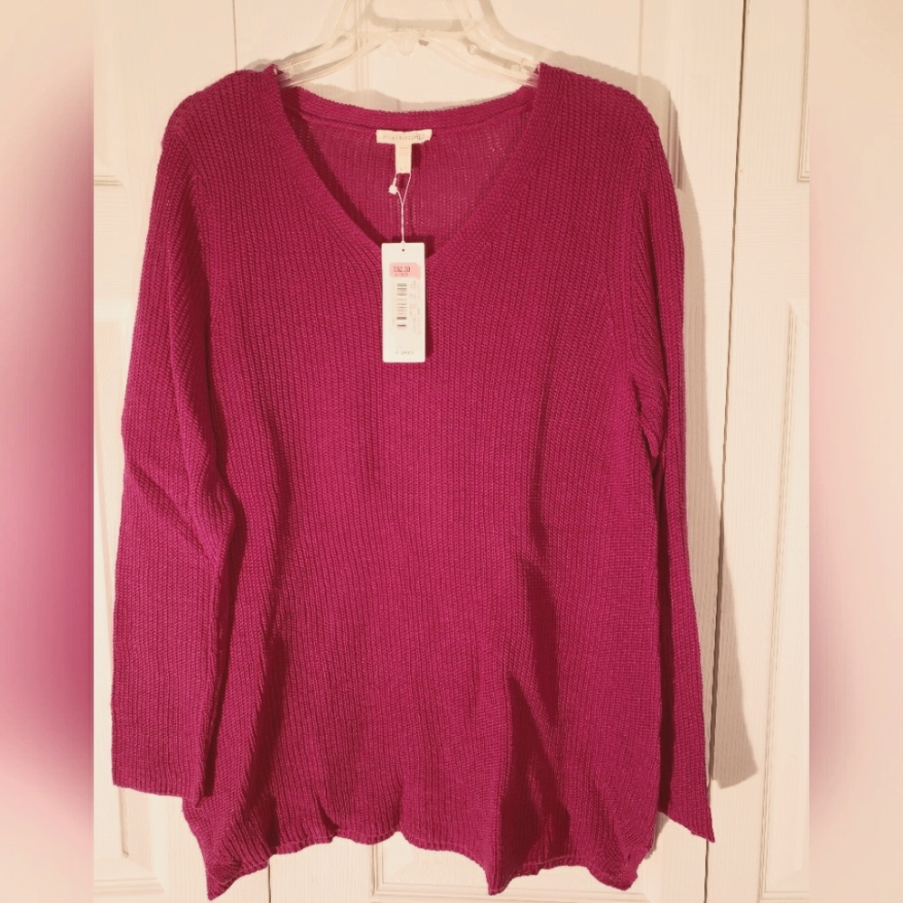 Eileen Fisher women's tunic sweater